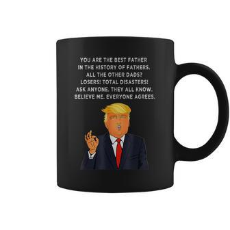 Great Dad Donald Trump Father's Day Vintage Coffee Mug - Monsterry