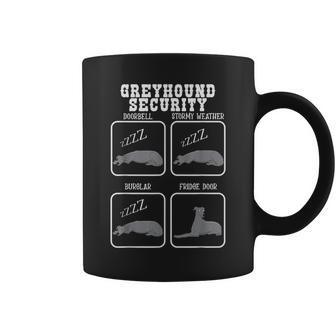 Greyhound Security Fridge Door Alert Fast Greyhound Coffee Mug - Monsterry DE