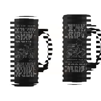 Grumpy Old Riding Motorbike For Dad Old Man Grumpy Coffee Mug - Thegiftio