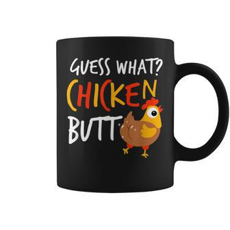 Guess What Chicken Butt Farmer Love Chickens Coffee Mug - Monsterry DE