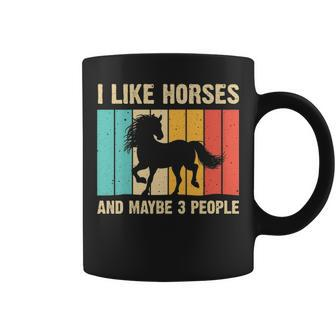 Horse Art Horse Lover Men Women Boys Girls Introvert Coffee Mug | Mazezy