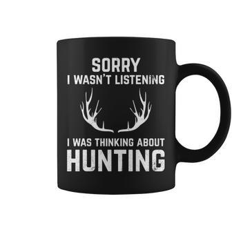 Hunting T For Bow And Rifle Deer Hunters Coffee Mug | Mazezy