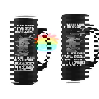 -I'm Not Sleeping I'm Just Resting My Eyes Coffee Mug - Thegiftio