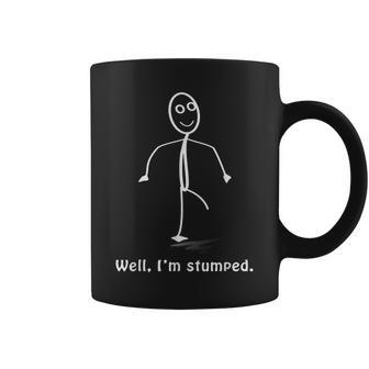 Well I'm Stumped Stickman Costume Stick Figure Coffee Mug - Monsterry CA