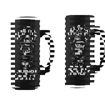 Ironic Meme Quote What The Sigma Meme Coffee Mug | Mazezy