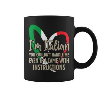 Italian Sayings Im Italian Coffee Mug | Mazezy AU