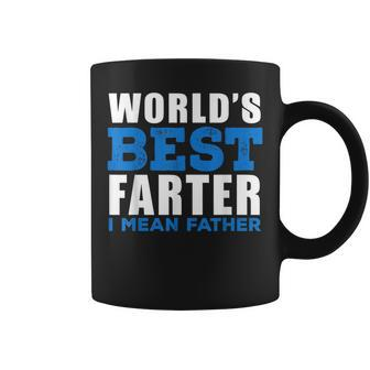 Joke World's Best Farter Father's Day Best Dad Coffee Mug | Crazezy