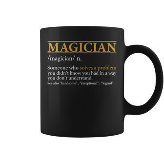 Magician Definition Birthday Or Christmas Coffee Mug - Monsterry