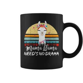 Mama-Llama Needs No Drama Mom Coffee Mug - Monsterry DE
