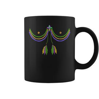 Mardi Gras Costume Outfit 2024 For Women Coffee Mug - Monsterry