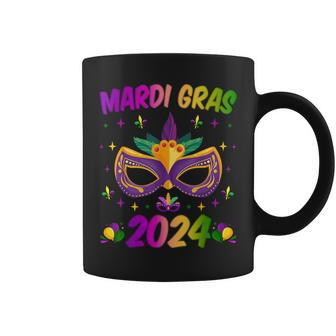 Mardi Gras Mask Costume Coffee Mug - Monsterry