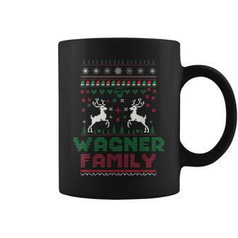 Matching Ugly Christmas Family Name Wagner Coffee Mug - Seseable