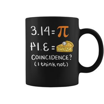 Mathematics Humor Pi Day Joke Math Teacher Coffee Mug - Seseable