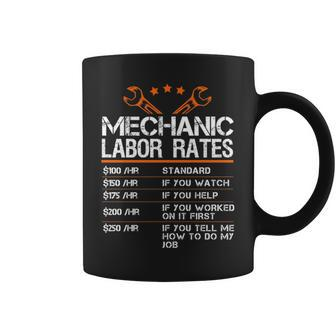 Mechanic Hourly Rate Gif Labor Rates Coffee Mug | Mazezy