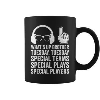 Meme What's Up Brother Tuesday Tuesday Gamer Sarcastic Coffee Mug - Seseable