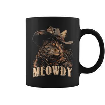Meowdy Cat Cute Animal Adorable Cowboy Cats Kitten Coffee Mug - Monsterry UK