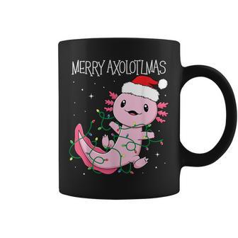 Merry Axolotlmas Axolotl Toddler Boys Christmas Xmas Coffee Mug | Mazezy