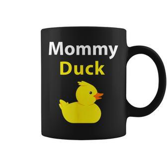 Mommy Duck Rubber Duck Mom Coffee Mug - Monsterry
