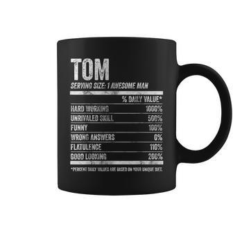 Name Facts Tom Nutrition Personalized Name Coffee Mug - Seseable