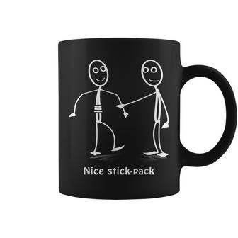 Nice Stick-Pack Stickman Costume Stick Figure Coffee Mug - Monsterry