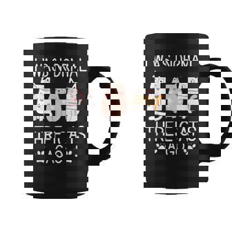 I Was Normal Three Cats Ago Pet Owner Humor Cat Lover Coffee Mug - Thegiftio