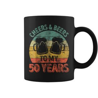 Old Drinker 50Th Cheers And Beers To My 50 Years Coffee Mug - Thegiftio UK