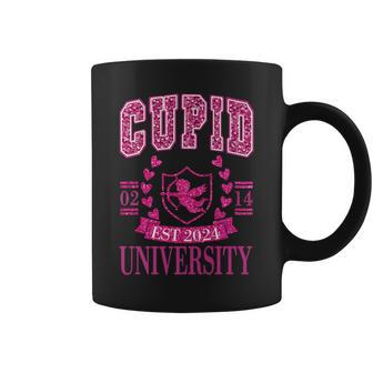 Old Fashioned Cupid University Est 1823 Valentines Day Coffee Mug - Monsterry DE