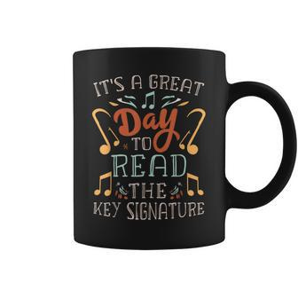 Orchestra Director Great Day To Read The Key Signature Coffee Mug - Monsterry