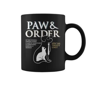 Paw And Order Special Treats Unit Training Dog And Cat Coffee Mug - Seseable