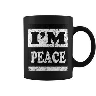 I Come In Peace I'm Peace Matching Couples Costume Coffee Mug | Seseable CA