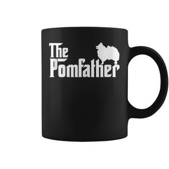 Pomeranian Father Dad The Pom Father Dog Lover Coffee Mug | Crazezy