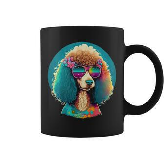 Poodle Dog Miniature Poodle Toy Poodle Hippie Coffee Mug | Mazezy