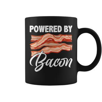 Powered By Bacon Bacon Lovers Coffee Mug - Monsterry AU