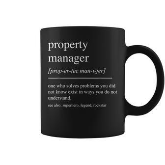 Property Manager Definition Women Coffee Mug - Monsterry AU