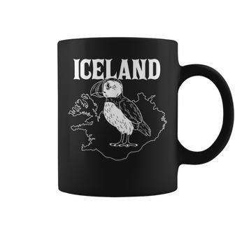 Puffin Bird Iceland Map Puffins Seabirds Lovers Outfit Coffee Mug - Monsterry AU