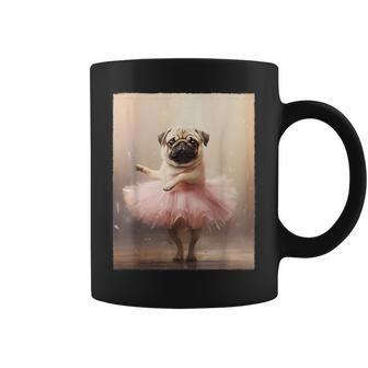 Pug Dancing Cute Pug Girls Pug Lover Pug Coffee Mug | Mazezy DE
