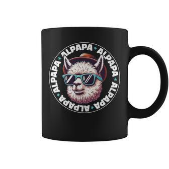 Pun Alpapa Alpaca Llama Lover Papa Father's Day Coffee Mug - Thegiftio UK