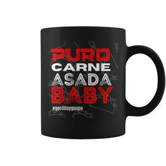 Puro Carne Asada Baby Gorditoyguapo Coffee Mug - Monsterry UK