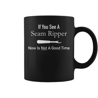 Quilting Seamstress Idea Quilting Seam Ripper Coffee Mug - Monsterry UK