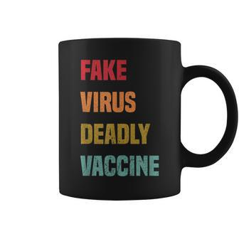 Quote Saying Vuris Fake Virus Deadly Vaccine Novelty Coffee Mug | Crazezy CA