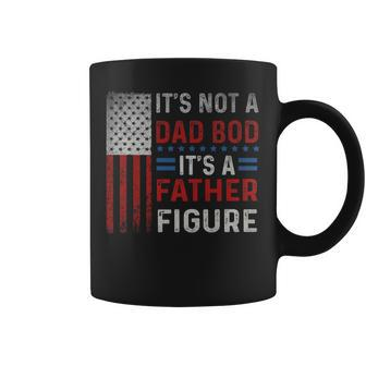 Quotes Fathers Day Dad Bod Father 4Th Of July Usa Flag Coffee Mug - Seseable