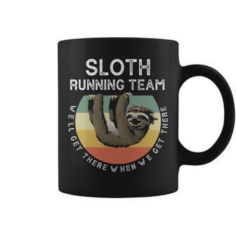 Quote's Sloth Running Team Coffee Mug | Mazezy