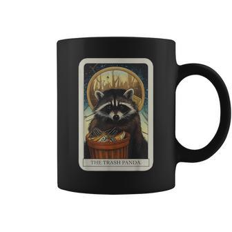 Racoon The Trash Panda Tarot Card Raccoon Lover Coffee Mug - Monsterry CA