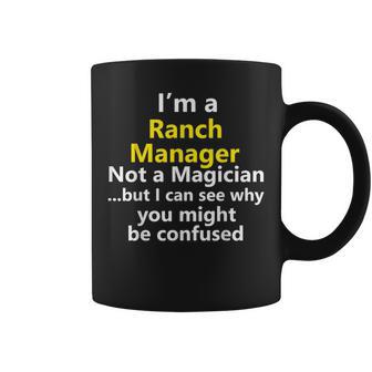 Ranch Manager Job Career Profession Occupation Coffee Mug - Monsterry