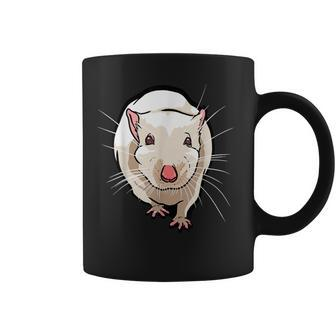 Rat Face For Rats Mouse & Rodent Lovers Coffee Mug - Seseable