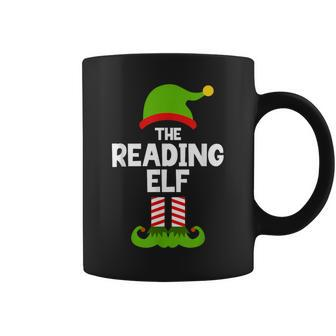 The Reading Elf Christmas Matching Party Book Reader Coffee Mug | Mazezy DE