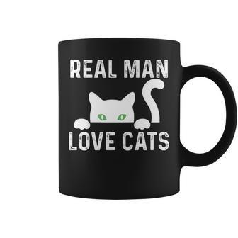 Real Love Cats Cat Dad Father's Day Coffee Mug - Thegiftio UK