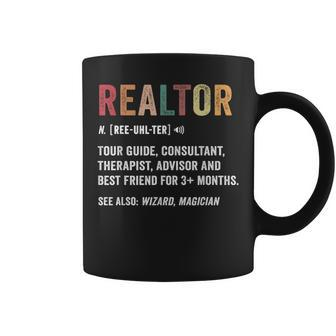 Realtor Definition Realtor Life Real Estate Agent Coffee Mug - Monsterry UK