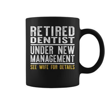 Retirement Dentist Dad Retiring Party Humor Coffee Mug - Monsterry AU