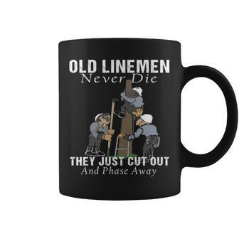 Retirement Electrical Lineman Line Crew Art Gif Coffee Mug | Mazezy